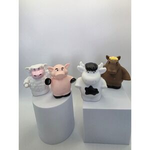 Lot of 4 John Deere TOMY ERTL REPLACEMENT Animal Figure Cow Pig HORSE SHEEP /JJ